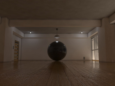 Gantz Room renderable 3D मॉडल
