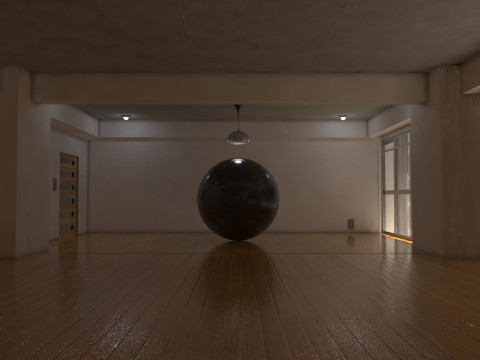Gantz Room renderable 3D मॉडल