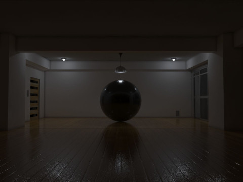 Gantz Room renderable 3D मॉडल