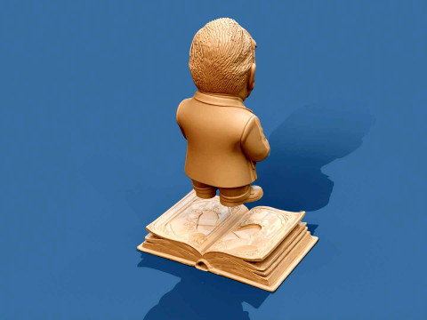 Jorge Luis Borges Chibi 3D Print Model