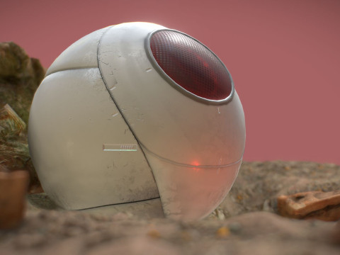 Vegeta Saiyan Attack Ball Renderable fan art 3D मॉडल