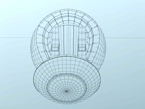 Vegeta Saiyan Attack Ball Renderable fan art 3D मॉडल
