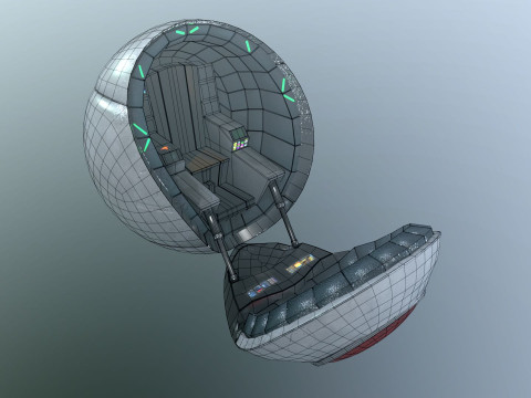 Vegeta Saiyan Attack Ball Renderable fan art 3D मॉडल