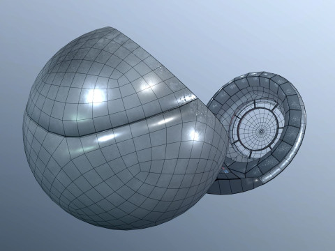 Vegeta Saiyan Attack Ball Renderable fan art 3D मॉडल