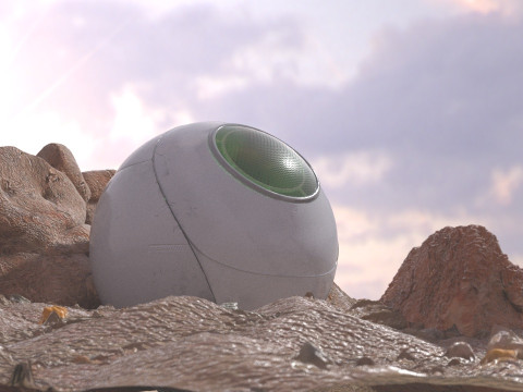 Vegeta Saiyan Attack Ball Renderable fan art 3D मॉडल