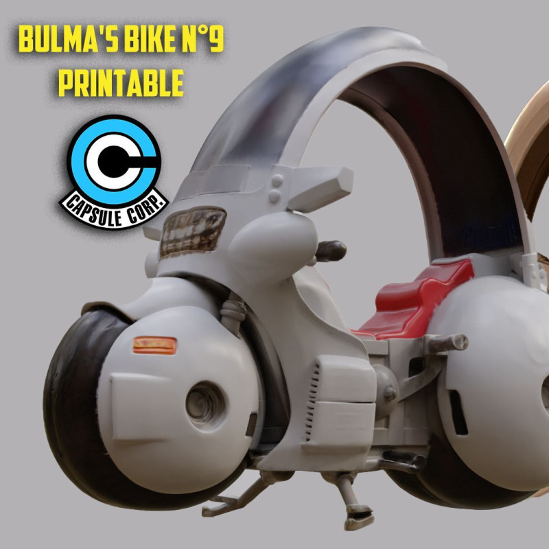 Bulmas Capsule No9 Bike Printable Modello di stampa 3D .c4d .max .obj .3ds .fbx .stl .blend