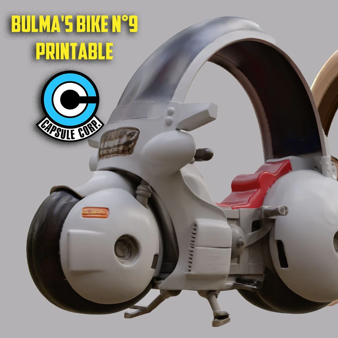 Bulmas Capsule No9 Bike Printable 3D Print Model .c4d .max .obj .3ds .fbx .stl .blend 