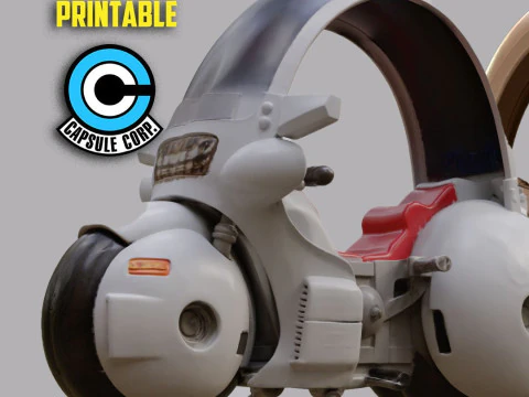 Велосипед Bulma's Capsule No 9 для друку 3D Принт Модель