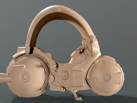 Bulmas Capsule No9 Bike Printable Modello di stampa 3D