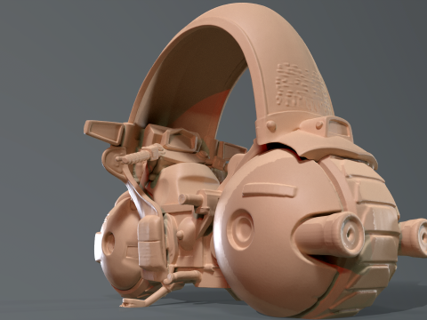 Bulmas Capsule No9 Bike Printable Modello di stampa 3D
