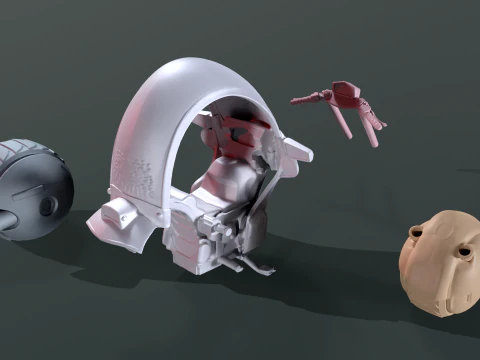 Bulmas Capsule No9 Bike Printable 3D Print Model
