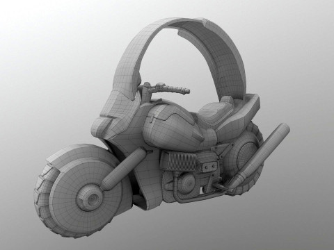 Bulmas Capsule No9 Bike Renderable 3D Модель