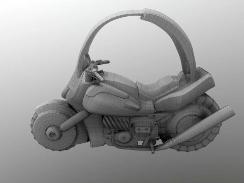 Bulmas Capsule No9 Bike Renderable 3D Model