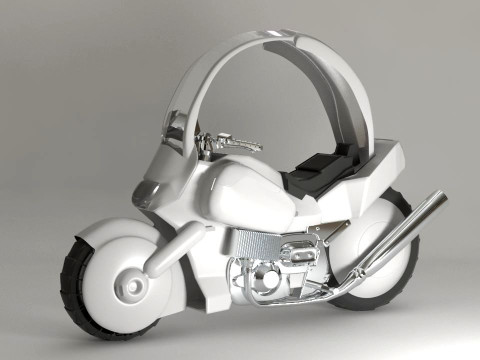 Bulmas Capsule No9 Bike Renderable 3D Модель