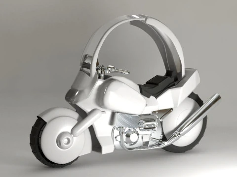 Bulmas Capsule No9 Bike Renderable 3D Model