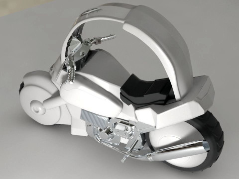 Bulmas Capsule No9 Bike Renderable 3D Модель