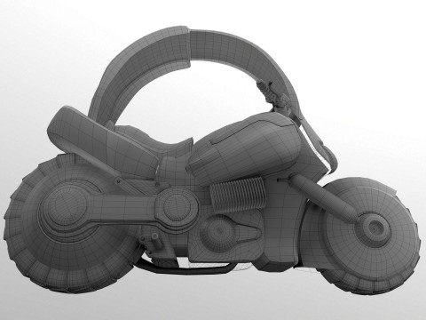 Bulmas Capsule No9 Bike Renderable 3D Модель