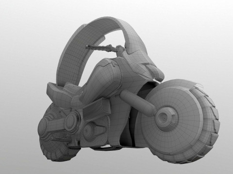 Bulmas Capsule No9 Bike Renderable 3D Модель