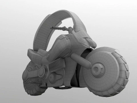 Bulmas Capsule No9 Bike Renderable 3D Model