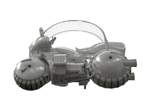 Bulmas Capsule No9 Bike Renderable 3D Модель