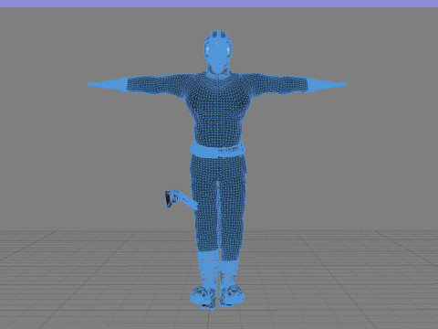 The Eternauta conmic version renderable 3D 모델