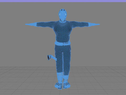 The Eternauta conmic version renderable 3D Model