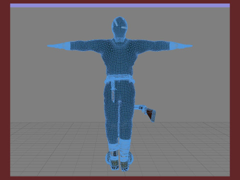 The Eternauta conmic version renderable 3D 모델