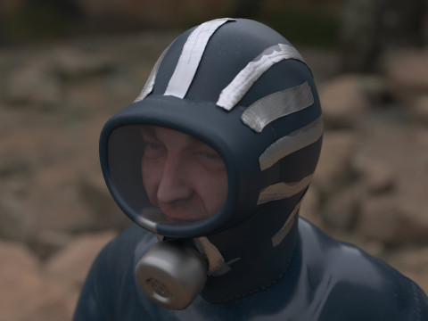 The Eternauta conmic version renderable 3D 모델