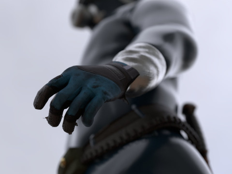 The Eternauta conmic version renderable 3D 모델