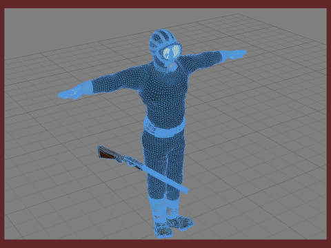 The Eternauta conmic version renderable 3D 모델