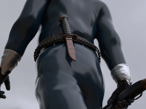 The Eternauta conmic version renderable 3D 모델