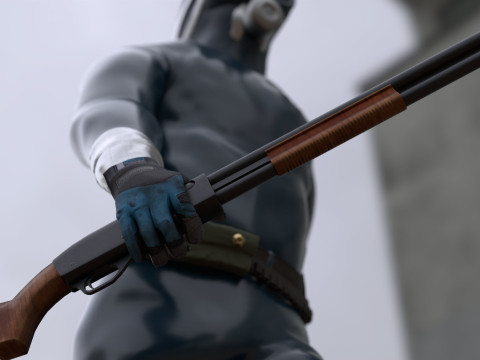The Eternauta conmic version renderable 3D 모델