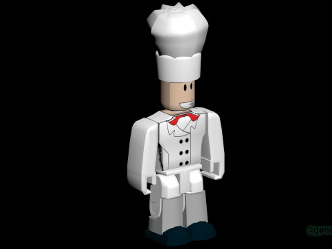 Roblox Toys Set Base Renderable Model fanart Modello 3D