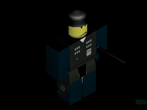 Roblox Toys Set Base Renderable Model fanart Modello 3D