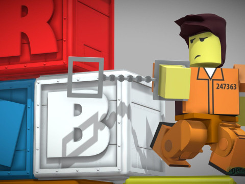 Roblox Toys Set Base Renderable Model fanart Modello 3D