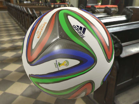 Every World Cup Ball Game and Render Ready Hi and Low Poly 3D Model