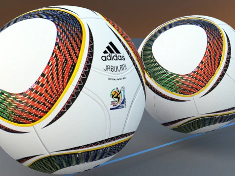 Every World Cup Ball Game and Render Ready Hi and Low Poly 3D Model