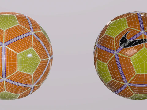 Every World Cup Ball Game and Render Ready Hi and Low Poly 3D Model