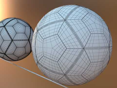 Every World Cup Ball Game and Render Ready Hi and Low Poly 3D 模型