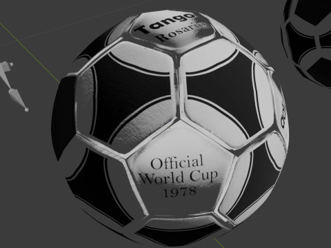 Every World Cup Ball Game and Render Ready Hi and Low Poly 3D 模型