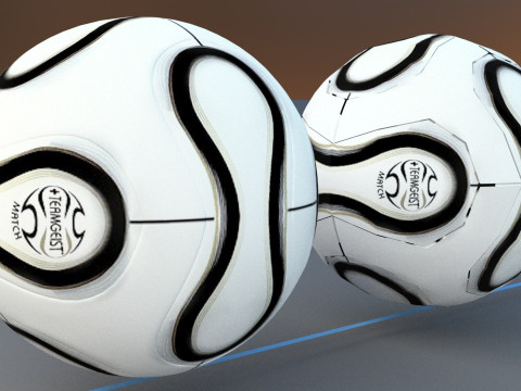 Every World Cup Ball Game and Render Ready Hi and Low Poly 3D 模型