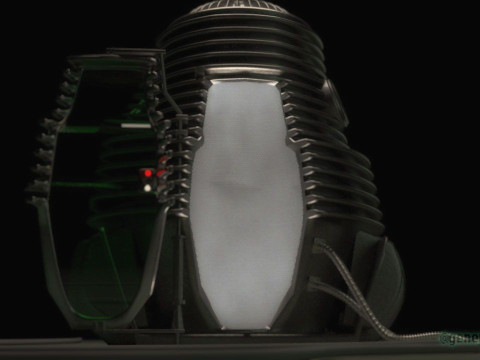 The Fly Teleportation pod Renderable 3D मॉडल