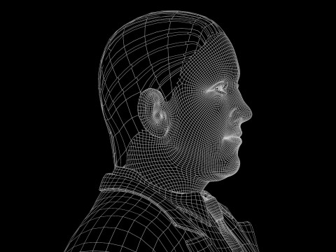 Realistic Head Hiko PBR Renderable 3D Model