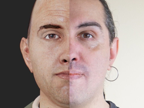 Realistic Head Hiko PBR Renderable 3D Model