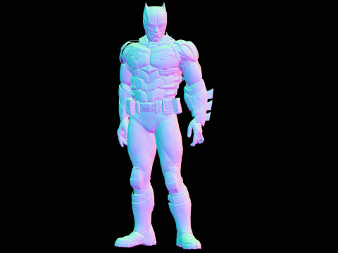 Tactical Batsuit Renderable Rigged Model 3D