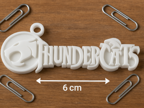 THUNDERCATS Keychain Badge Printable Renderable Model Cetak 3D