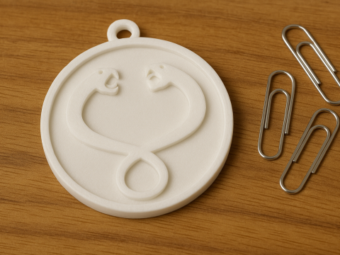 THUNDERCATS Keychain Badge Printable Renderable Model Cetak 3D
