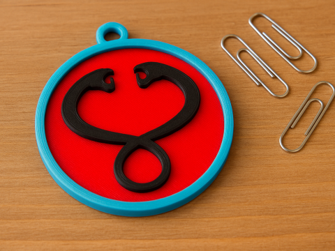 THUNDERCATS Keychain Badge Printable Renderable Model Cetak 3D