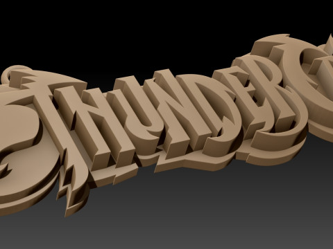 THUNDERCATS Keychain Badge Printable Renderable Model Cetak 3D