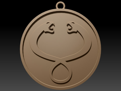 THUNDERCATS Keychain Badge Printable Renderable Model Cetak 3D